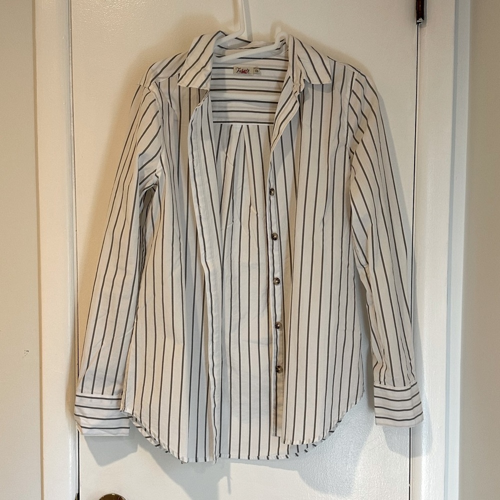 Faherty Striped Button Down Shirt